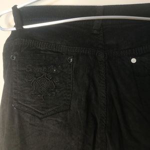 Black Velvet Jeans