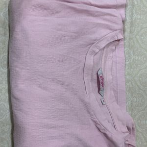 Puff Sleeves In Pink Colour By Ginger Lifestyle