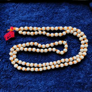 Safed Chandan Jap Mala Rosary With Gomukhi