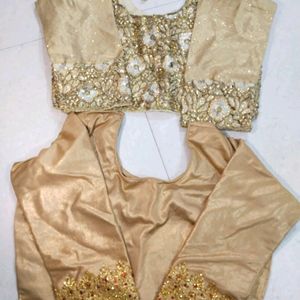 Shinning Stone Combo Wedding Blouse