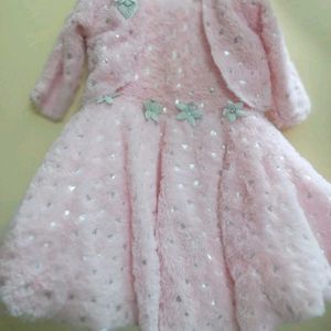 Baby Girl Frock For 2 Year With Jacket