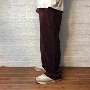 Maroon Straight Fit Jean