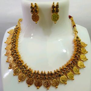 Necklace Set With Earrings For Girls And Women's