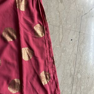 One Shoulder Foiled Kurta + Pant