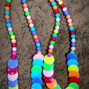 Pair Of Two Funky Necklaces