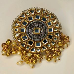 Beautiful Kundan Tops Earrings