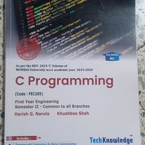 FY Engineering C Programming Book Sem- 2