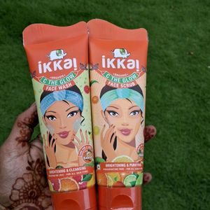 Ikkai Organic Face Wash And Scrub Combo