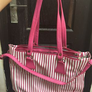 Pink Tote Handbag