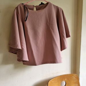 Wardrobe Dusty Rose Color Formal Top