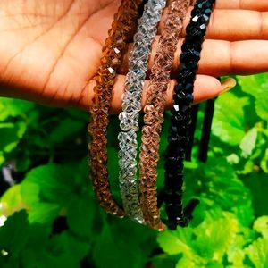 Crystal Braided Headbands