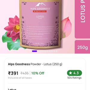 Lotus Powder🌷 For Face And Hair