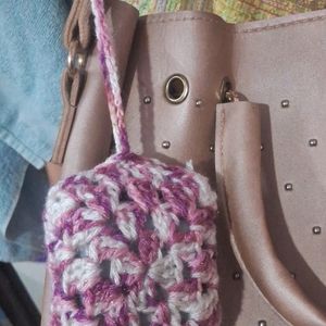 Crochet Bag Charm Earpod Case✨️