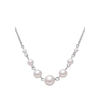 Gold & Silver Pearl Necklace