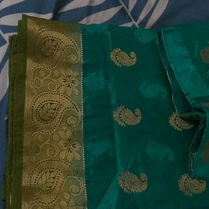 Pure Mango Raw Silk Saree