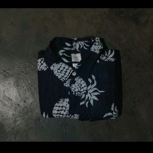 H&M black Floral Print Shirt