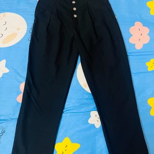 Front Tie Up High Waist Pant