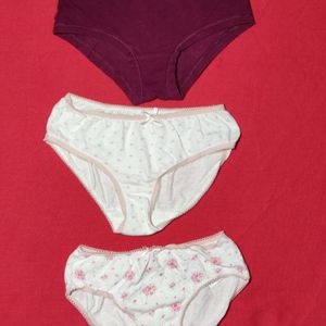 Baby Girl Combo 10 Brief Size 4/5 Years