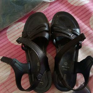 Kids Black Sandal