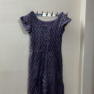 Women XL Size Stitched Dress