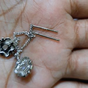 925 Silver Sui Dhaga Pearl +cz Stones