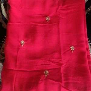 Saree With Attached Blouse Piece