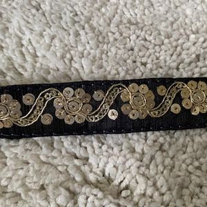 Black And Gold Designer Lace On 50% Sale