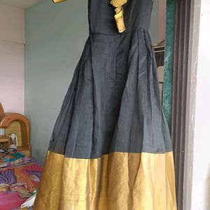 Black Gold Ethnic Gown