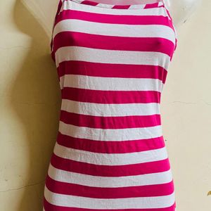 Korean Long Designer Pink One Piece