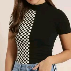 Shein Inspired Checkered Top