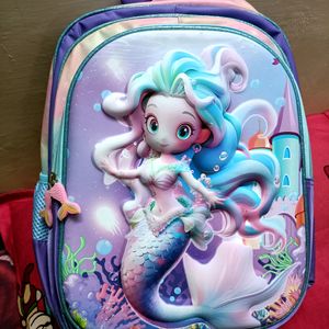 Kids 3D New Mermaid Design Bag 41cms