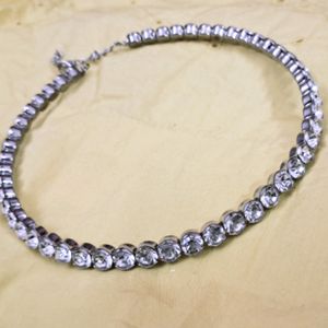 Silver Plated Choker Necklace