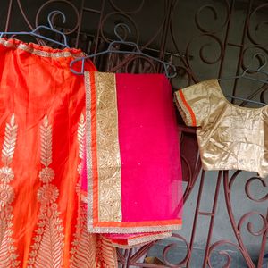 Designer Occasional Embroidery Work Lehnga Choli🧡