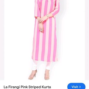 Striped Neon Kurta😍