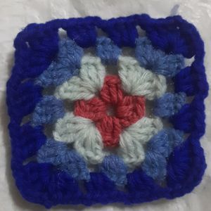 Granny Square Crochet Piece