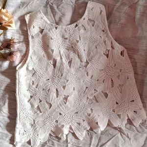 Pinterest Crochet Cropped Tank Top🤍