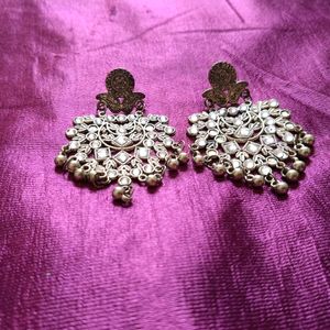 Heavy Oxidised Earrings