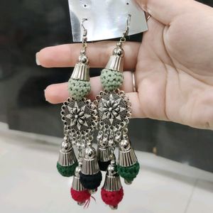 Long Fumta Earrings