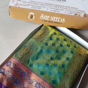 Tissue Pattu Saree From Kanchi