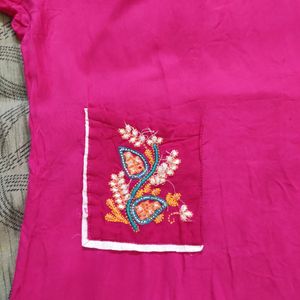 Pink kurti