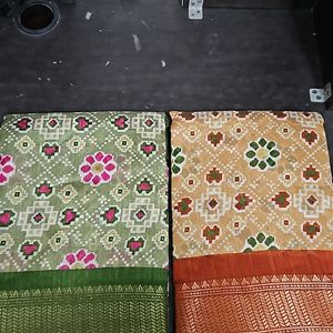 Kalamkari Poly Silk Saree In Combo Sale