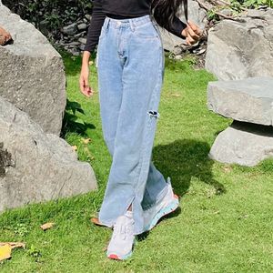 Ice Blue Straight Fit Jeans
