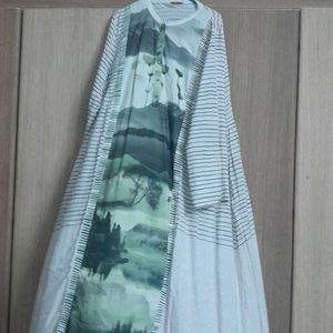 W 18 Size Kurta Rollup Sleeves Bust 44AndLength41