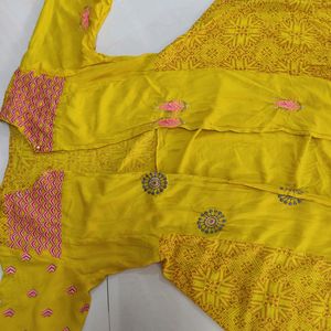 XXL Size Women Shrug....Yellow Colour Daily Wear