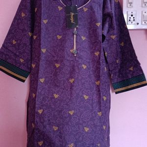 Pranjul Brand Kurti Purple 💜