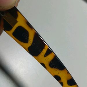 Leopard Print Sunglasses Uv400 Protection