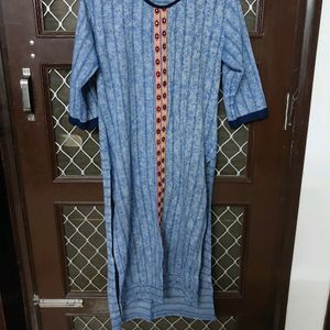 Kurta With Printed Plazo