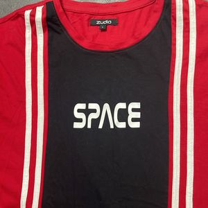 Zudio Space Red T-shirt