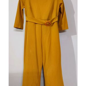 Branded ( WOMEN JUMPSUIT ) in Royal mustard Colour