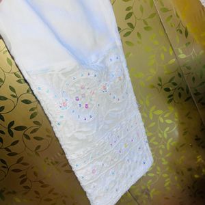 White Embroidered Co-rd Set